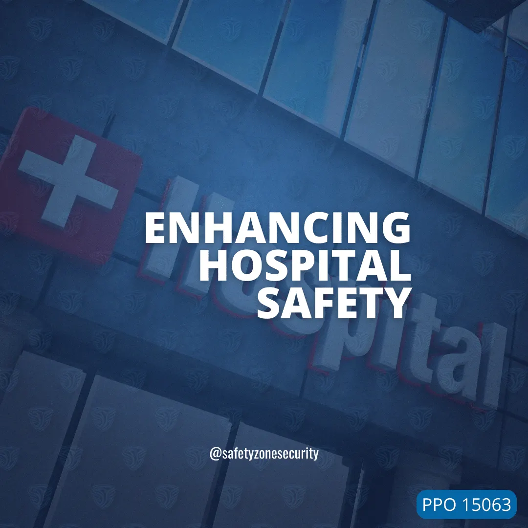 hospital background, safety zone security, enhancing hospital safety title