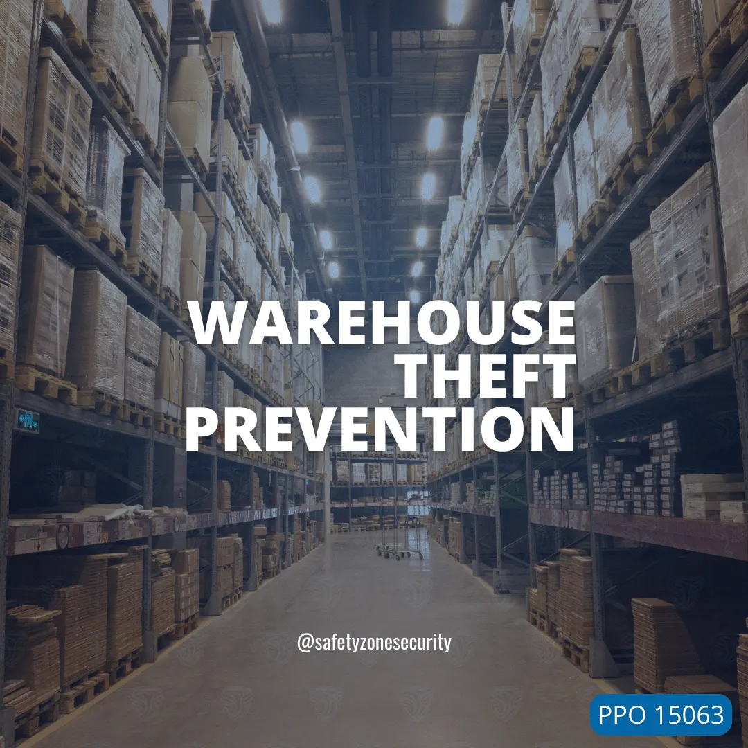 warehouse aisle with packages on both sides