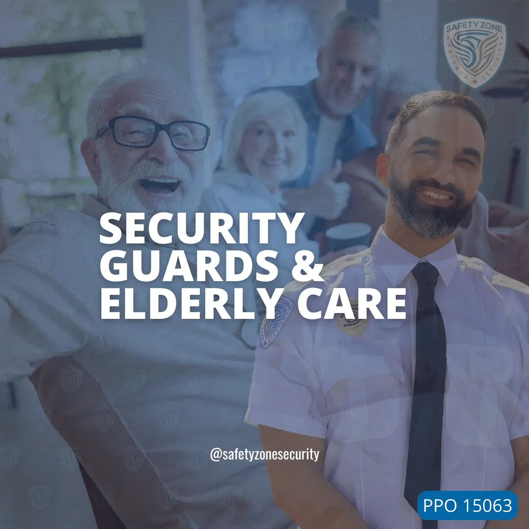 old people, security guard