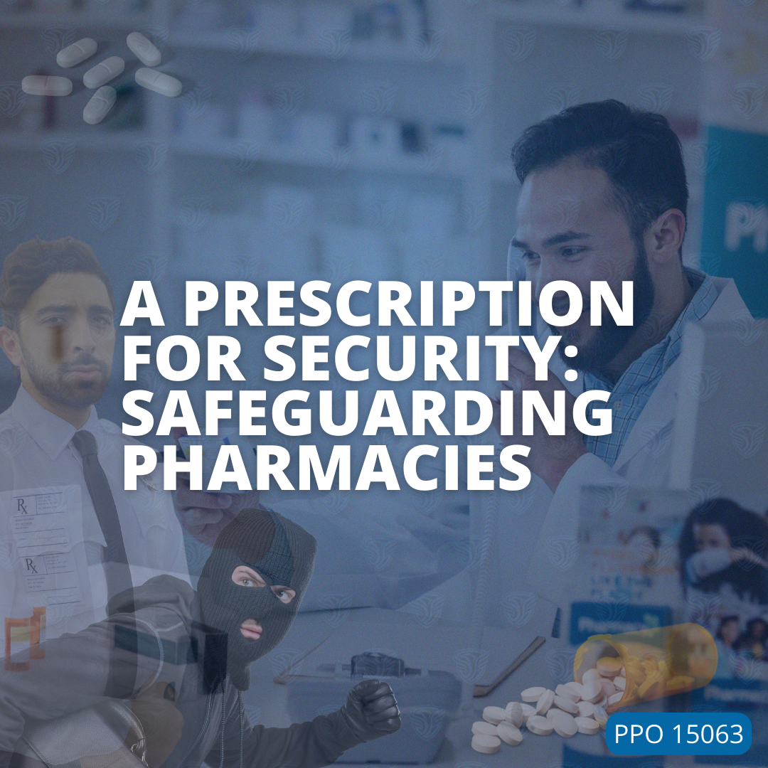 pharmacist, security guard, pills, robber, pharmacy